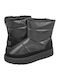 Women's Ankle Boots with Fur Black