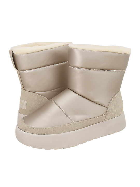 Gioseppo Women's Ankle Boots with Fur Gold
