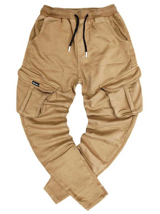 Oscar Denim Herrenhose Cargo Braun