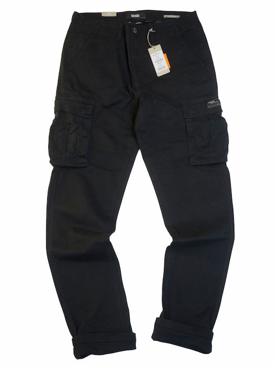 Rebase Men's Trousers Cargo Black