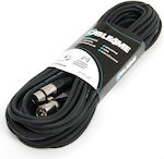 Cable4Me Cable XLR male - Μαύρο 20m