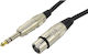 Cobra Cablu XLR de sex feminin - 6,3 mm de sex masculin Negru 6m CL030-06