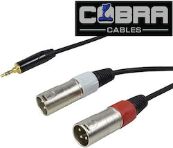Cobra XLR male - XLR male 1.5m CL330-015