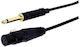 GBC Cable XLR male - XLR male Μαύρο 1.8m
