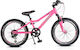 Byox Tucana 20" Παιδικό Mountain Bike 6 Ταχυτήτων Ροζ