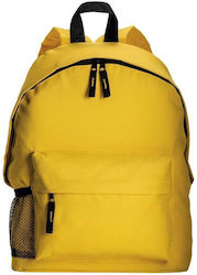 Pf Concept Σακίδιο Σχολική Τσάντα Πλάτης Γυμνασίου - Λυκείου σε Κίτρινο χρώμα Μ29 x Π14 x Υ38εκ