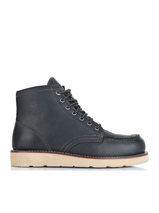 Lässige Herrenstiefel Schwarz