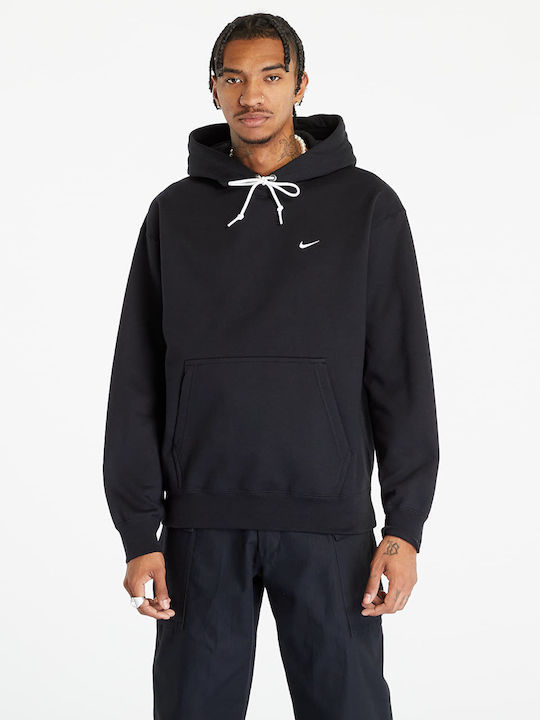 black nike swoosh sweatshirt