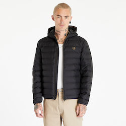Fred Perry Men's Winter Puffer Jacket Black