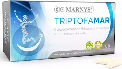 Marnys Triptofamar 5-Htp, Melissa για Χαλάρωση, Στρες και Ύπνο Vitamin 300mg 60 caps