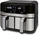 Heinrich's 236-0039 Air Fryer with Double Detachable Basket 9lt Black
