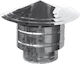 Inox Shell Chimney Chimney Tube Inox 130mm Silver