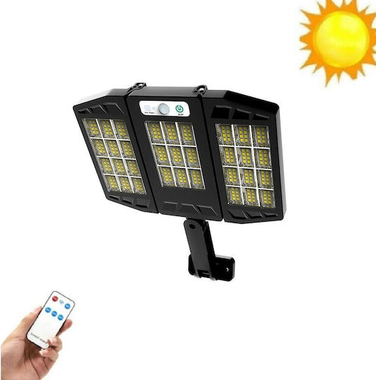 Arrango Ηλιακό Φωτιστικό Δρόμου 50W Ψυχρό Λευκό 6500K με Αισθητήρα Κίνησης και Τηλεχειριστήριο