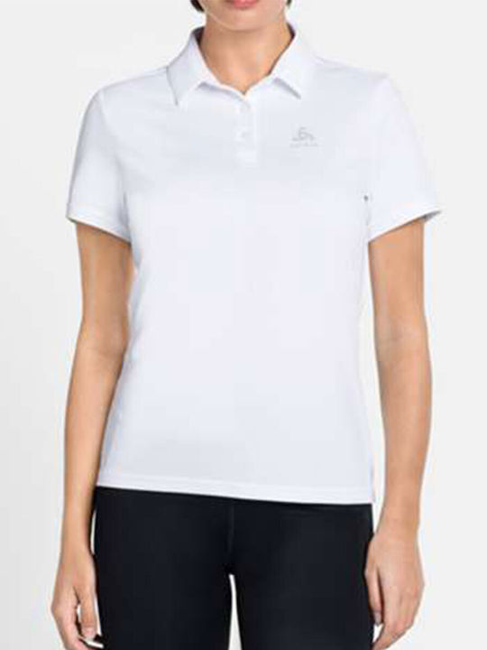 Odlo Women's Polo Shirt Short Sleeve White