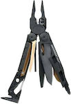 Leatherman Tool Нож Черно с острие от Неръждаема стомана в калъф