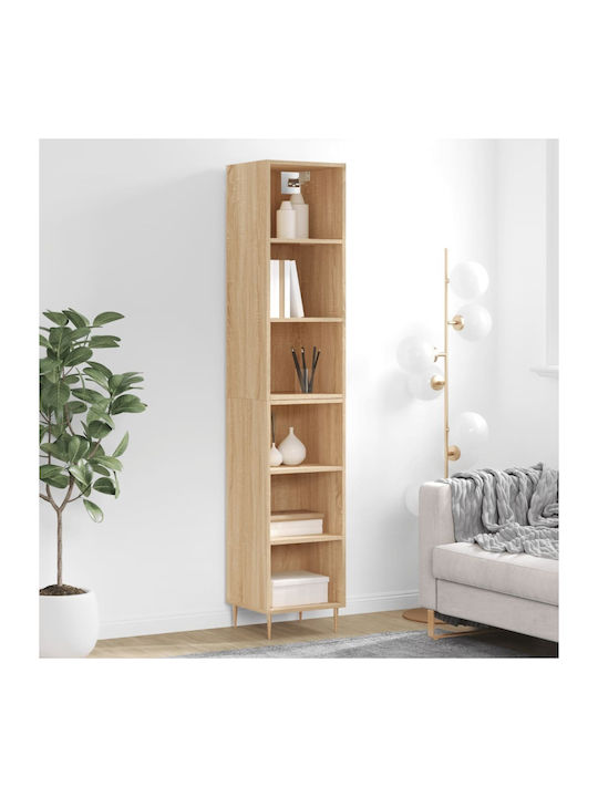 Bookcase Beige 34.5x32.5x180cm