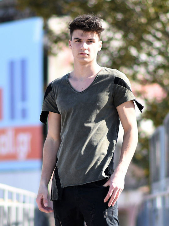 T-shirt Χακί