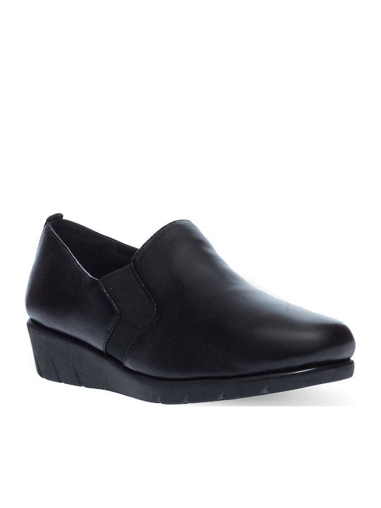 Women's Slip-On Leather Black