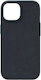 Njord Suede Back Cover Πλαστικό 2mm Μαύρο (iPhone 15 Pro)