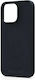 Njord Suede Back Cover Πλαστικό 2mm Μαύρο (iPhone 15 Pro Max)