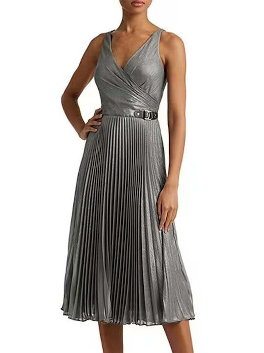 Ralph Lauren Modern Mini Dress Gray