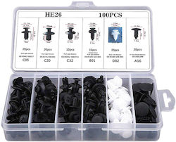 ATL Car Plastic Clips 100pcs ATL Car Plastic Clips 100pcs