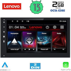 Lenovo Car-Audiosystem 2DIN (Bluetooth/USB/WiFi/GPS) mit Touchscreen 6.8"