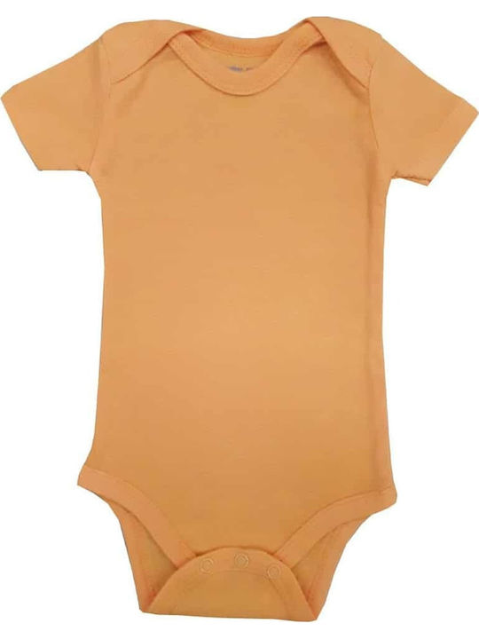 Mother Nest Body pentru Bebeluși Mâneca scurta Orange