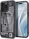 Spigen Ultra Hybrid Zero One (MagFit) Umschlag Rückseite Silikon 2mm Schwarz (iPhone 15 Pro)
