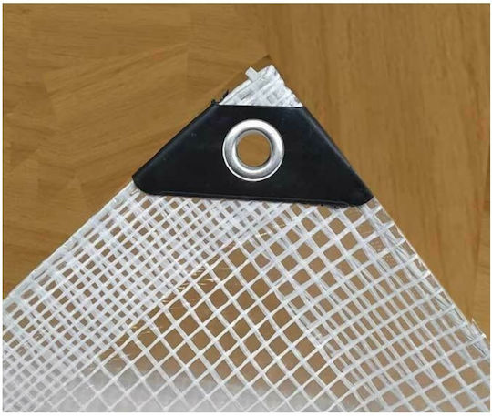 Bradas Waterproof Tarpaulin 100gr/m² 15x10m. Light Type Transparent