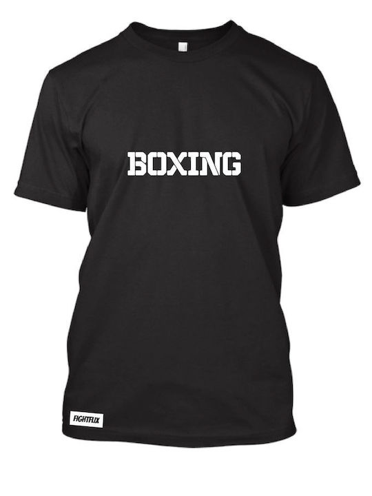FightFlix Ανδρικό T-shirt Κοντομάνικο Μαύρο