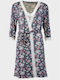 G Secret Winter Women's Robe with Nightdress Gray