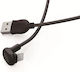 Ezra USB 2.0 Cable USB-C Male - USB-A Black 1.2m