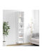 Bookcase White 34.5x32.5x180cm