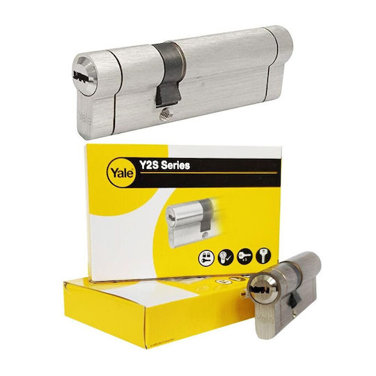 Yale Lock Cylinder Security Y2S 70mm (35-35) Silver