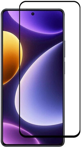 Tempered Glass Negru (Poco F5 / Redmi Note 12 Turbo)