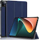 Три-слойна Стойка Флип Капак Тъмносин Xiaomi Pad 6