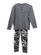 Ogham Winter Men's Pajamas 3304 Grey