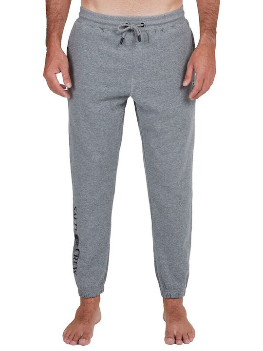 Salty Crew Men's Sweatpants with Rubber Gray