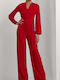 Ralph Lauren Γυναικεία Ολόσωμη Φόρμα Κόκκινη