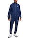 Tracksuit Glossy with Elastic Navy Blue