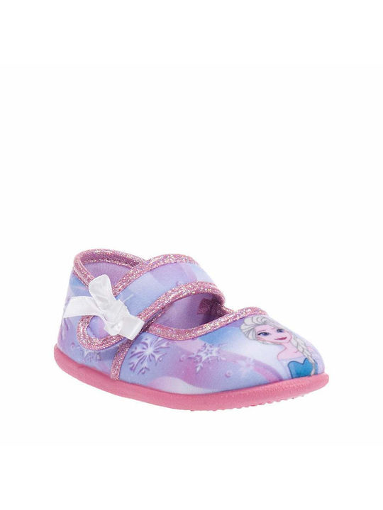 Disney Girls Closed-Toe Slippers Pink