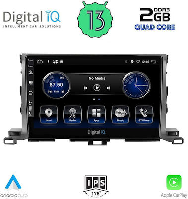 Digital IQ Car Audio System for Toyota Highlander 2014-2019 (Bluetooth/USB/WiFi/GPS) with Touch Screen 10"