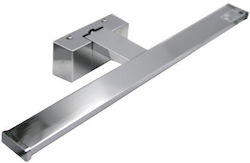 Adeleq Leuchte Badezimmer LED Silber 60cm