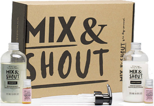 Mix & Shout Hair Care Set for Reconstruction & Nourishment with Shampoo 4pcs
