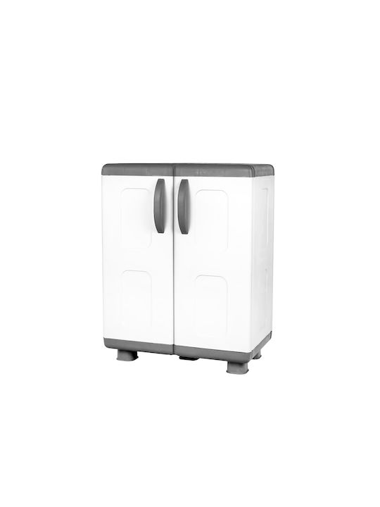 Shoe Cabinet Plastic with 4 Shelves 73x44x96cm