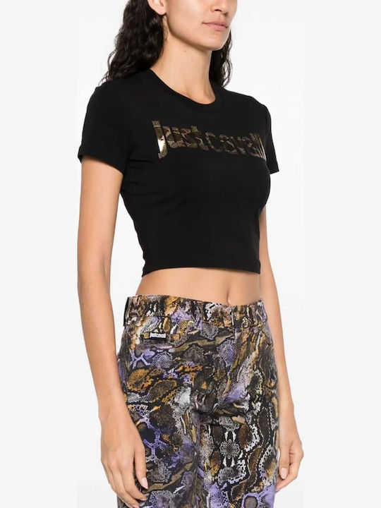 Just Cavalli T-Shirt Μαύρο
