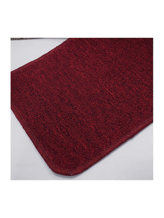Ns Carpets Hummer Carpet Red Width 400cm Cut-to-Measure