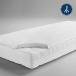 Mattress Cover Breathable White 100X200