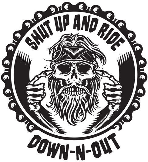 Down N Out Διακοσμητικό Αυτοκόλλητο